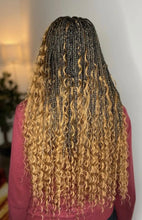 Load image into Gallery viewer, Deep wave bulk human hair for bohemian knotless braids
