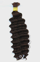 Load image into Gallery viewer, Deep wave bulk human hair for bohemian knotless braids
