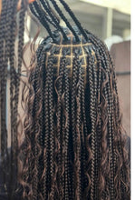 Load image into Gallery viewer, Deep wave bulk human hair for bohemian knotless braids
